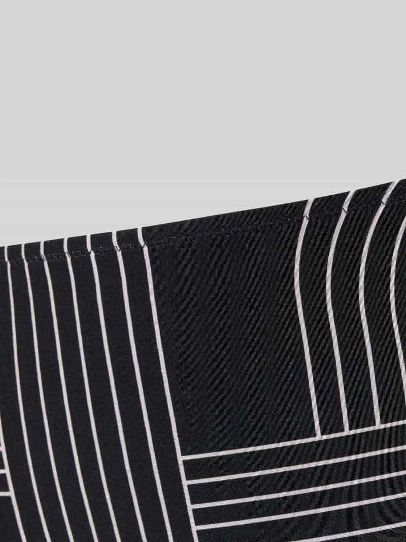 WATERCULT Bikinibroekje met grafisch patroon model 'LINE SET' zwart, foto 3