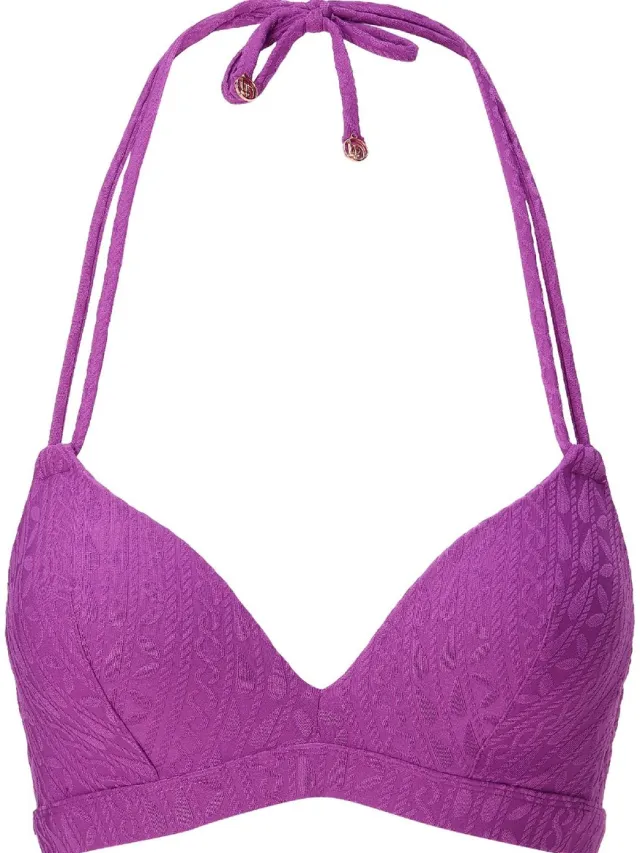LingaDore Voorgevormde Triangel Bikini top Sparkling grape