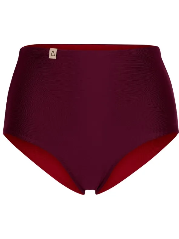 Inaska Women's Reversible Bottom Pure - Bikinibroekje, rood