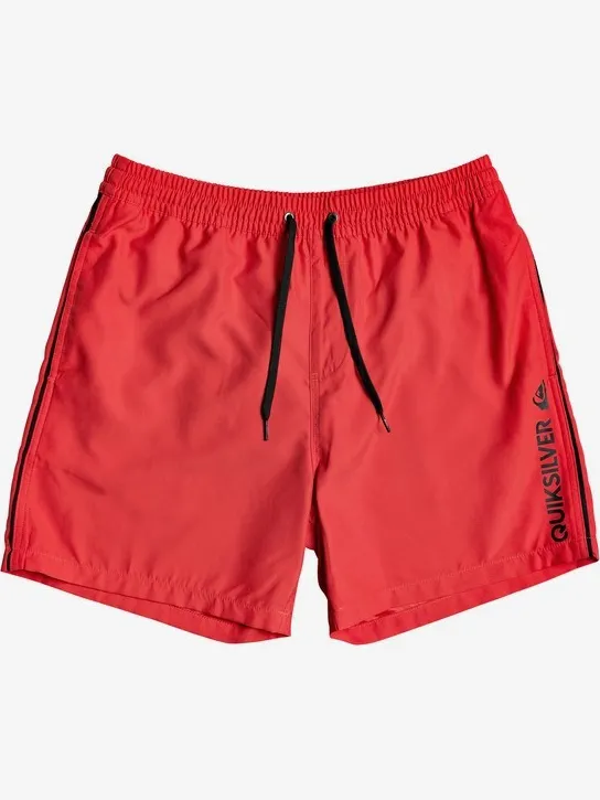 Quiksilver XS - Vert 17" - Zwembroek Rood