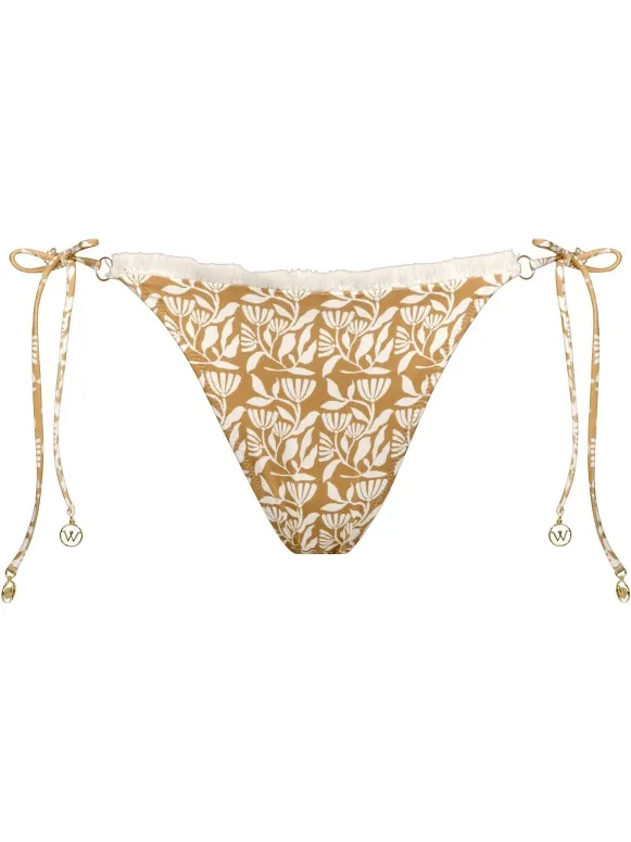 WATERCULT Women's Coastal Bohemia Bikini Bottoms No. 677 - Bikinibroekje, wit
