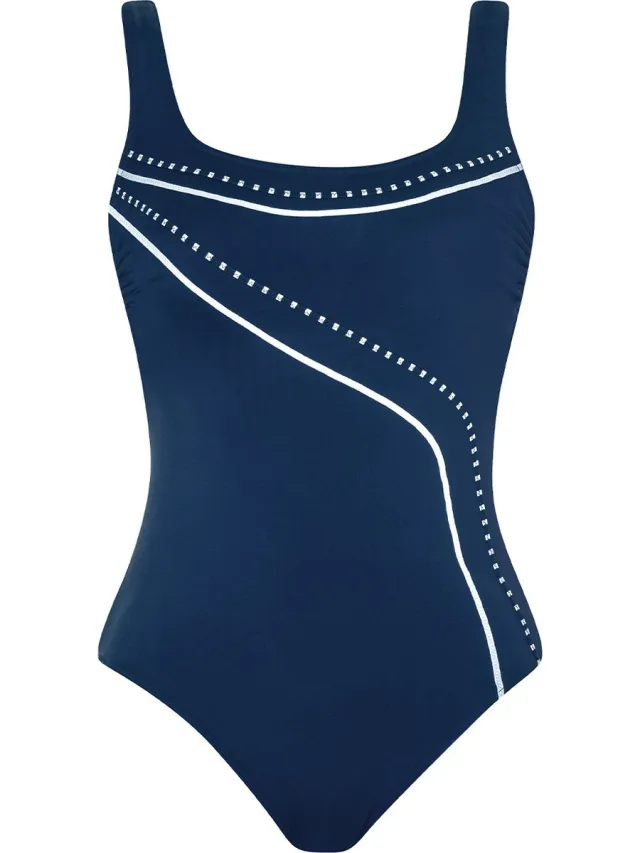 Sunmarin badpak Basic nachtblauw