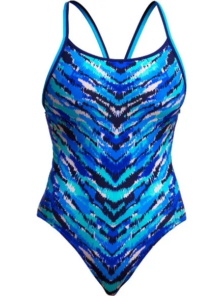 Funkita Diamond Back badpak blauw