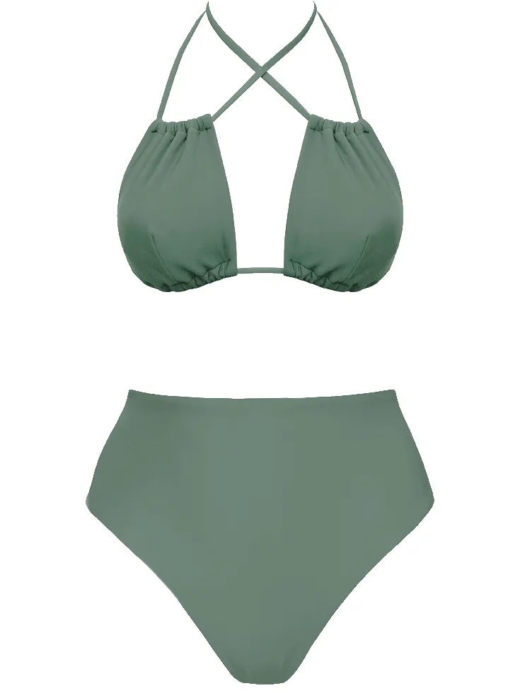 Anekdot dames vegan Bikiniset Low Versatile Skyline High Salie, foto 2