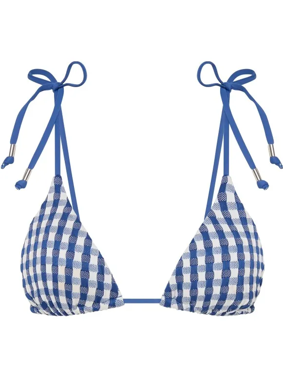 Seafolly Women's Bella Slide Tri - Bikinitop, blauw