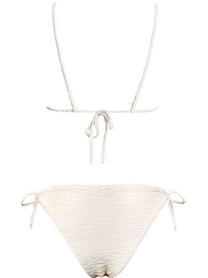 Anekdot dames vegan Bikini Set Olbia Triangle Crème, foto 2
