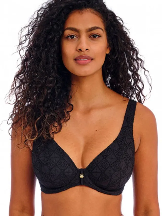 Freya NOMAD NIGHTS UW HIGH APEX BIKINI TOP Dames Bikinitopje - Black zwart