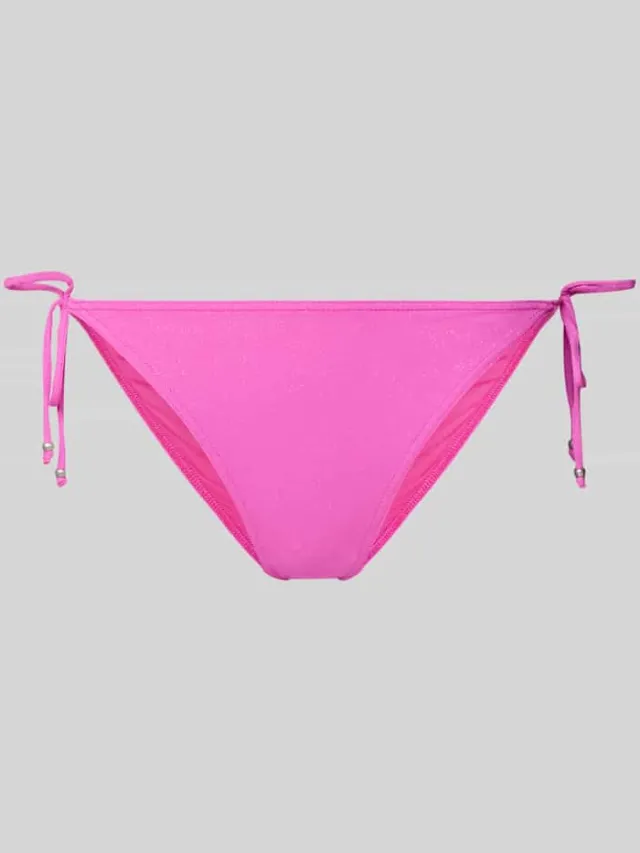 banana moon Bikinibroekje met vetersluiting aan de zijkant model 'MASSA SPARKLESUN' Fuchsia