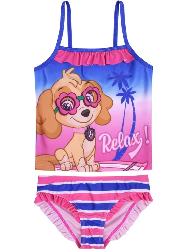 PAW Patrol Roze-blauw tweedelig badpak - SKYE / 98
