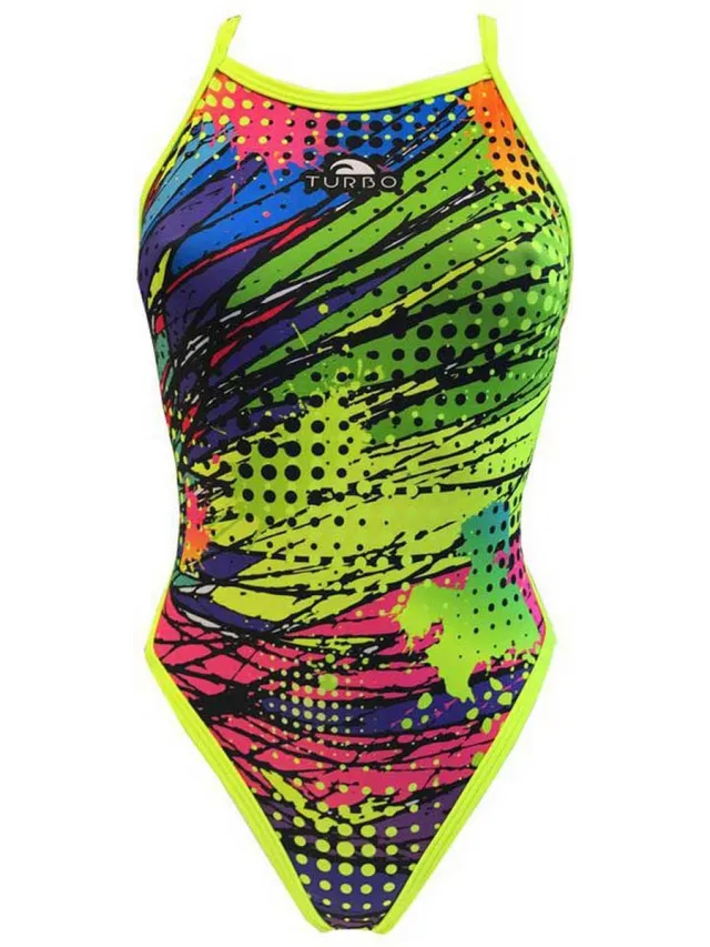 Turbo Kriptonite Zwemkleding Veelkleurig S Vrouw Yellow