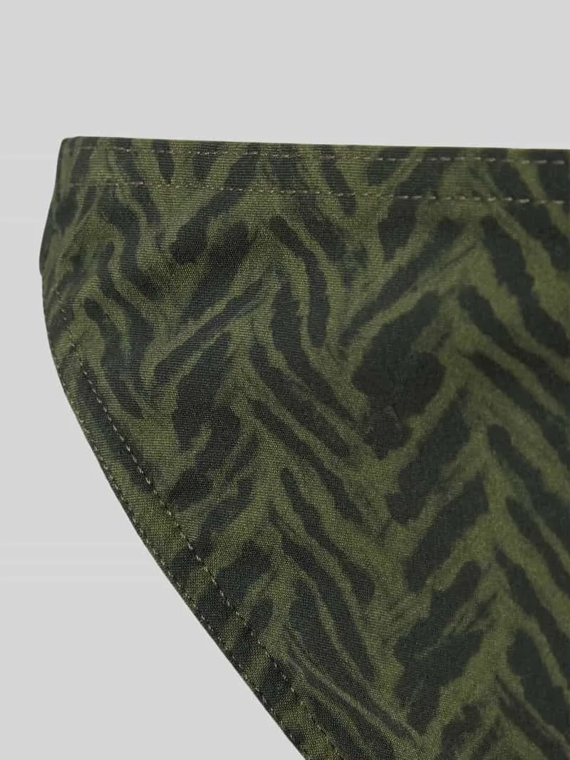 banana moon Bikinislip met labeldetail model 'DASIA' Kaki