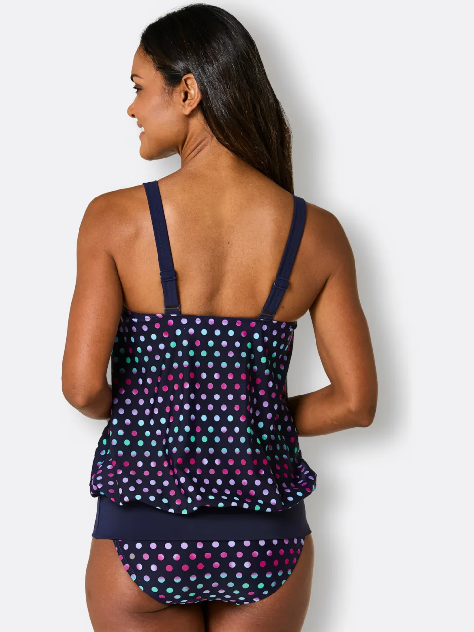 Oversized tankinitop marine magenta bedrukt, foto 3