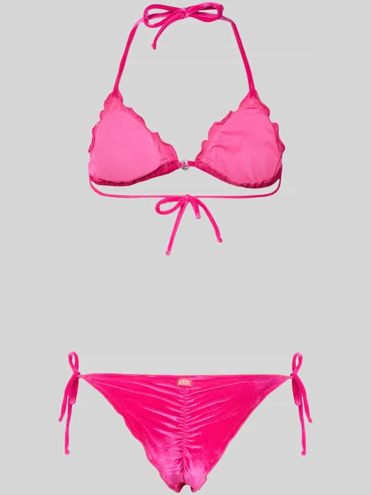 banana moon Bikini-set met stretch model 'CIROLUMA' Felroze