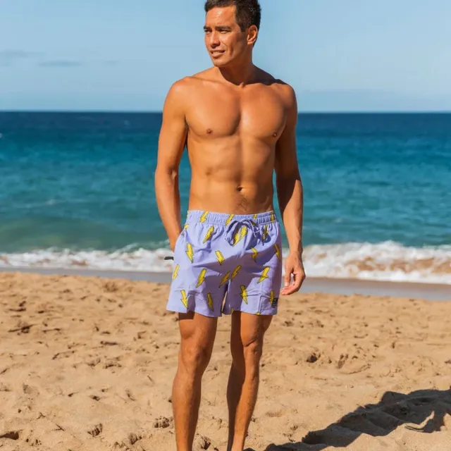 Son of a Beach Bliksem Heren Zwembroek - Paars