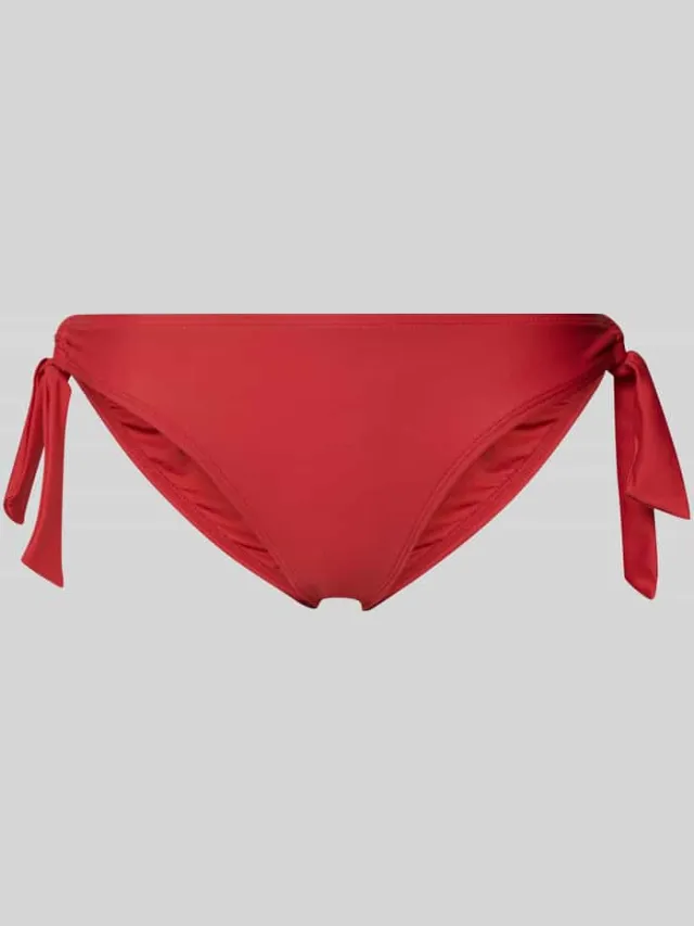 Barts slim fit bikinibroekje met logodetail model 'Kelli' Rood