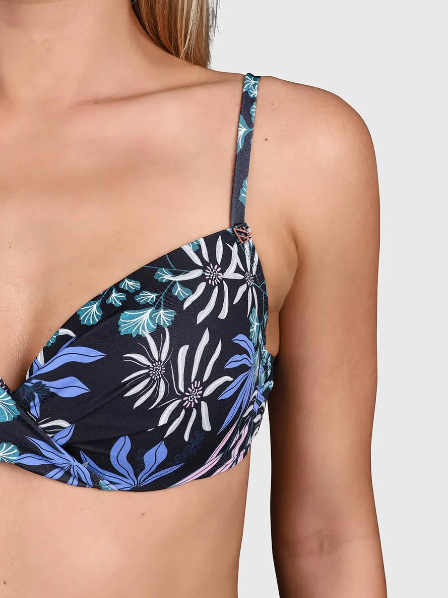 Brunotti Stefana beugel bikinitop zwart bloemenprint, foto 8