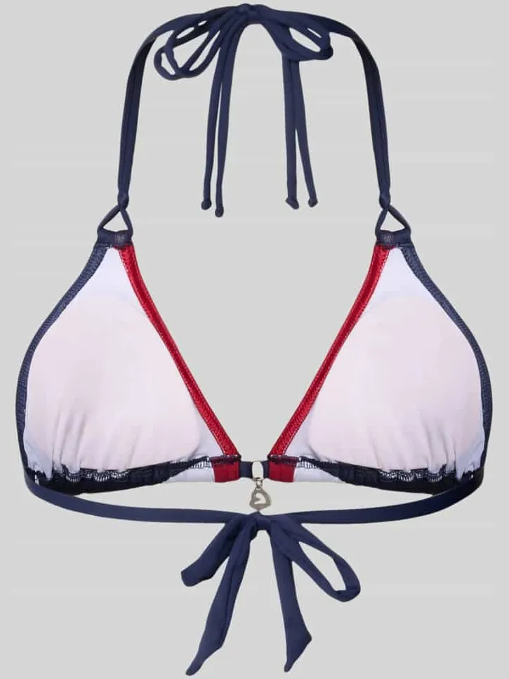 banana moon Bikinitop met vetersluiting model 'BLUCO NAVY', foto 2