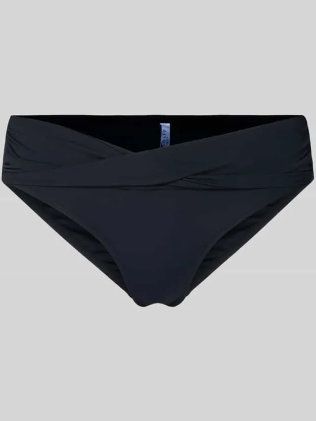 Seafolly Bikinibroekje met rimpelingen Zwart