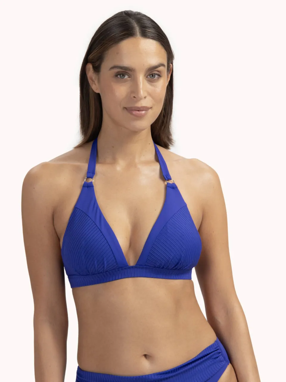 Cyell voorgevormde halter bikinitop blauw, foto 5