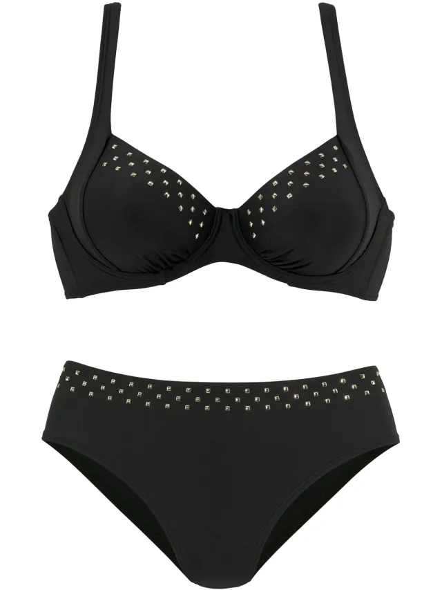 beugelbikini zwart