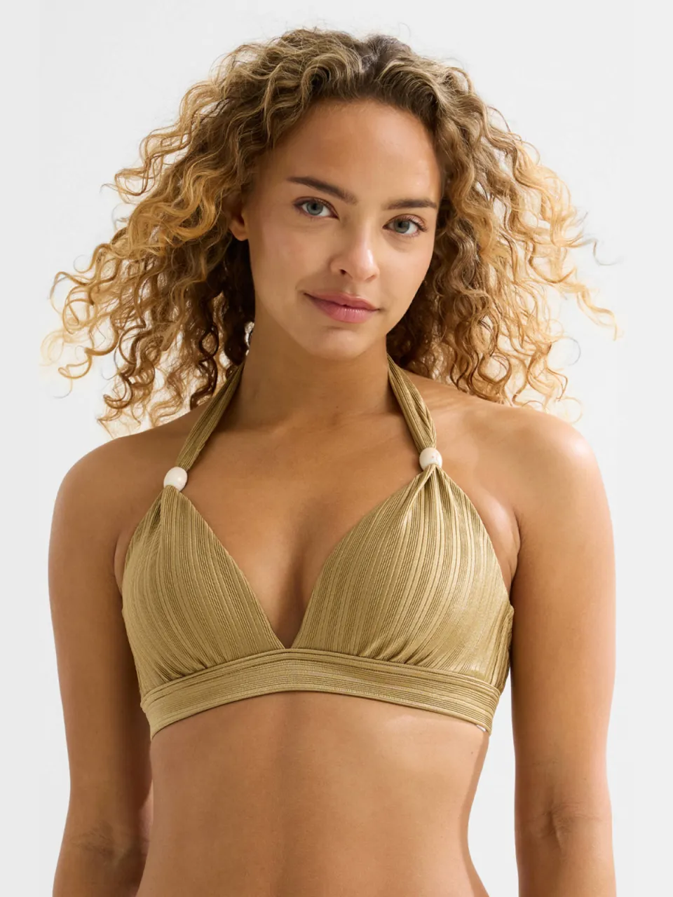 BEACHWAVE push-up bikinitop goud, foto 6