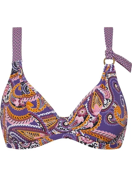 Cyell PRETTY PAISLEY Bikinitop Halter Niet voorgevormd met Beugel Dames Multi