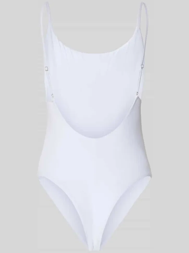 Guess slim fit badpak met strass-steentjes wit, foto 2
