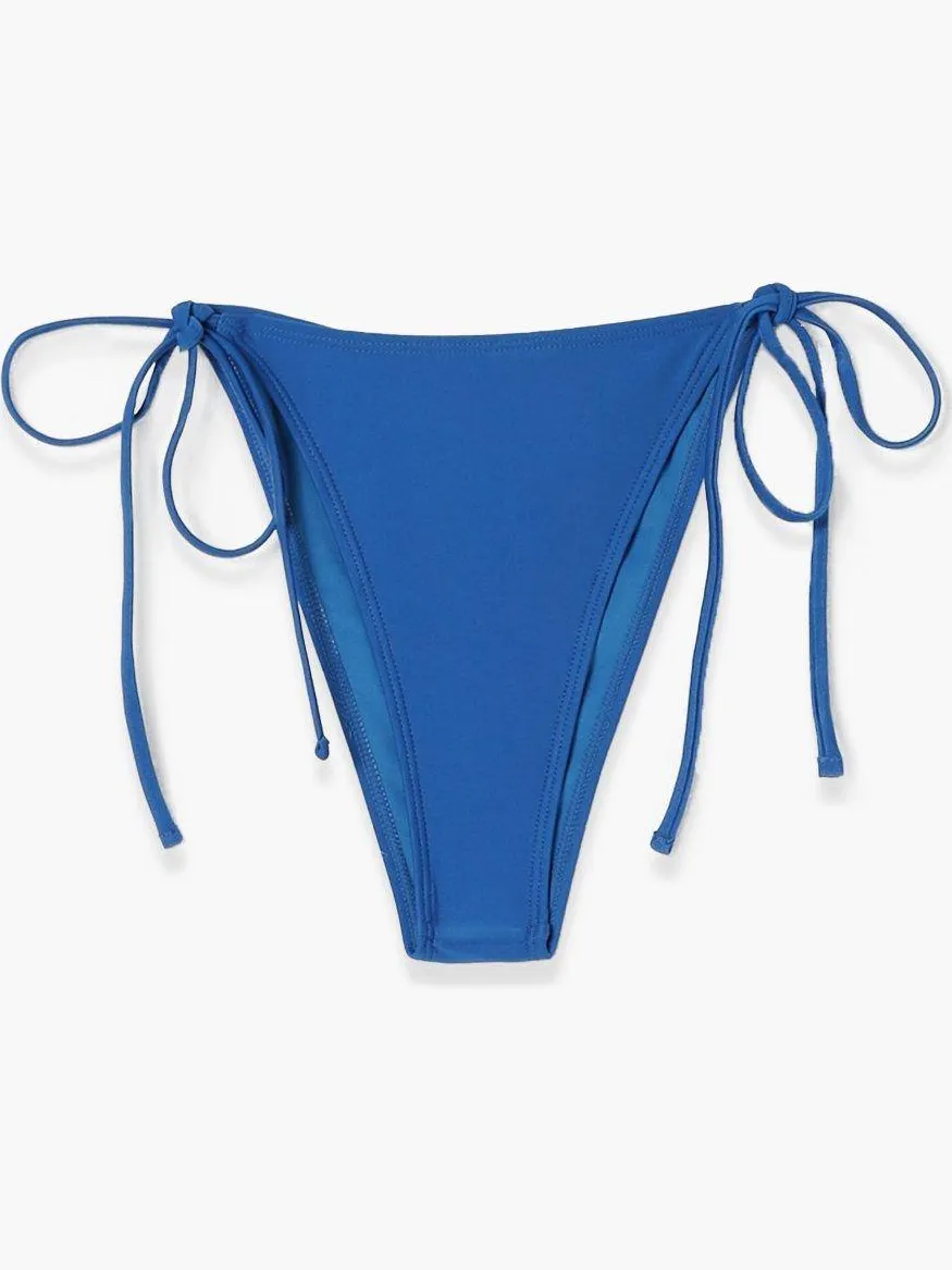 boohoo Dames Essentials Bikini Slip met Strik aan de Zijde electric blue, foto 2