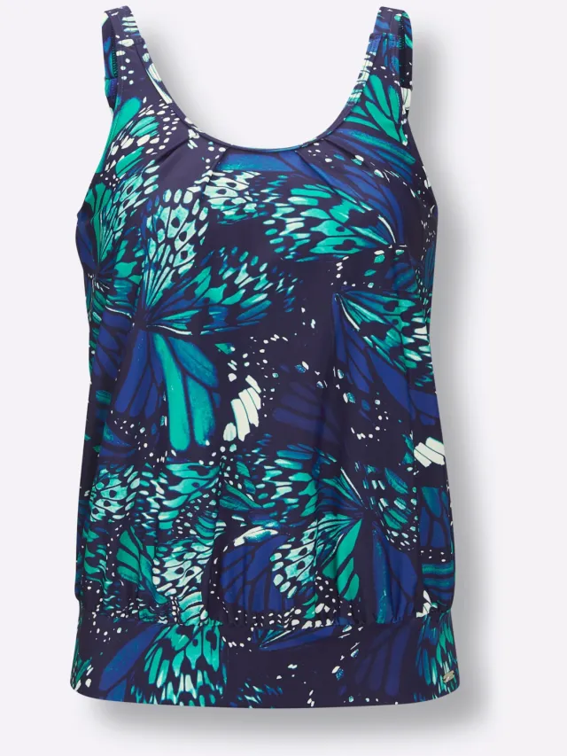 tankini-bovenstuk marine bedrukt, foto 2