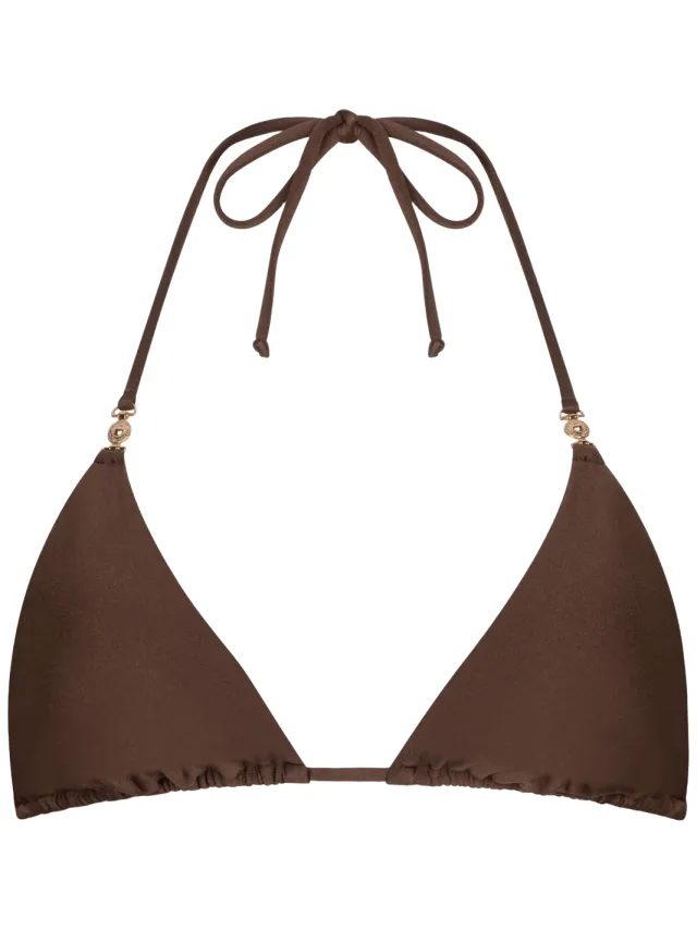 The Lola Club voorgevormde triangel bikinitop Jenna bruin, foto 2