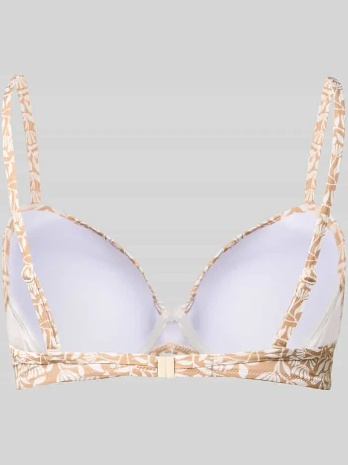 Watercult Bikinitop in all-over look model 'COASTAL BOHEMIA' beige, foto 2