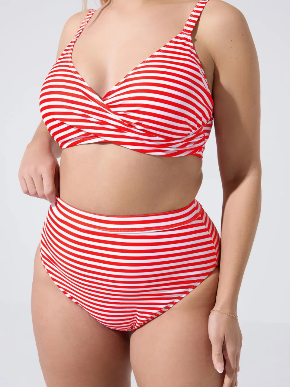 Limited Collection Bikinibroekjes Met Rode Streep rood, foto 5
