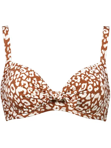 LIDEA Women's Glided Wild Bikini Top - Bikinitop - Cup: C, wit
