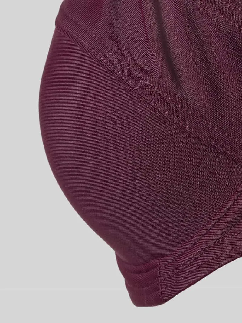 Lascana Bikinitop met beugel en brede bandjes model 'Lolo' aubergine, foto 3