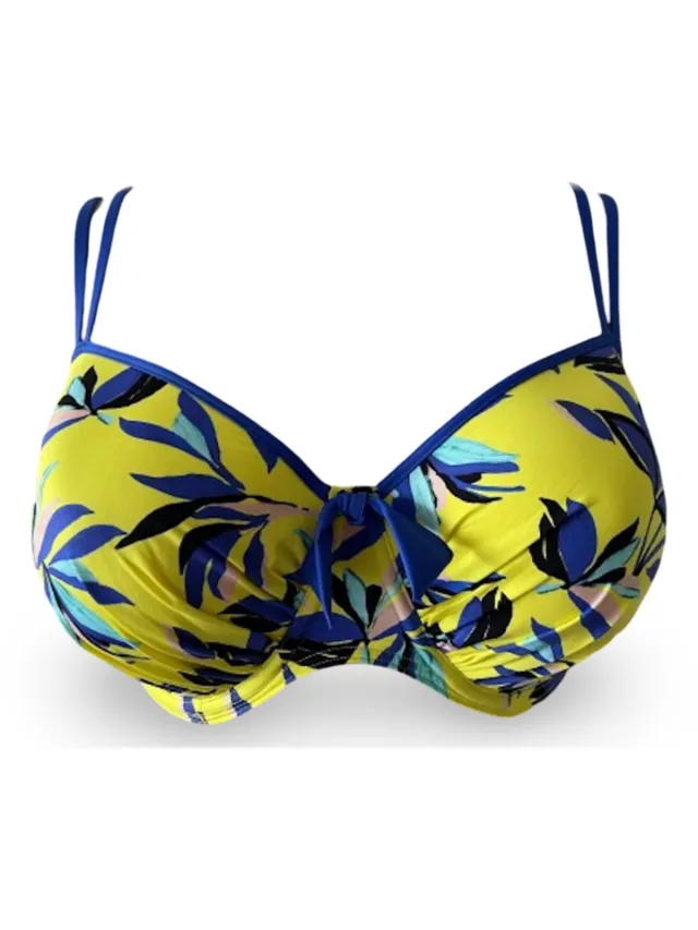 PrimaDonna Swim Vahine Bikini Top 4007316 Tropical Sun - maat EU 85G / FR Geel