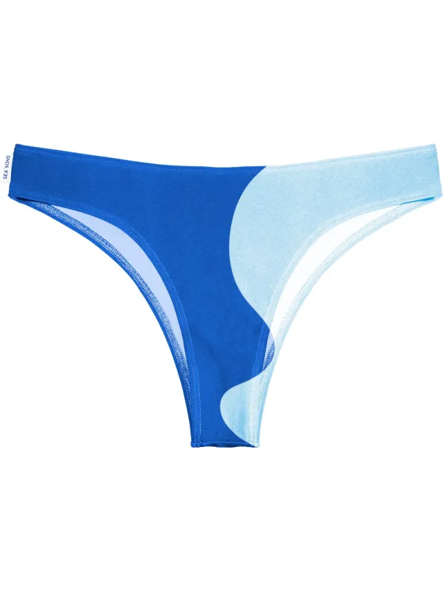 Sea'sons Bikini Broekje Dames - Kleurveranderend - Oceaan-Blauw