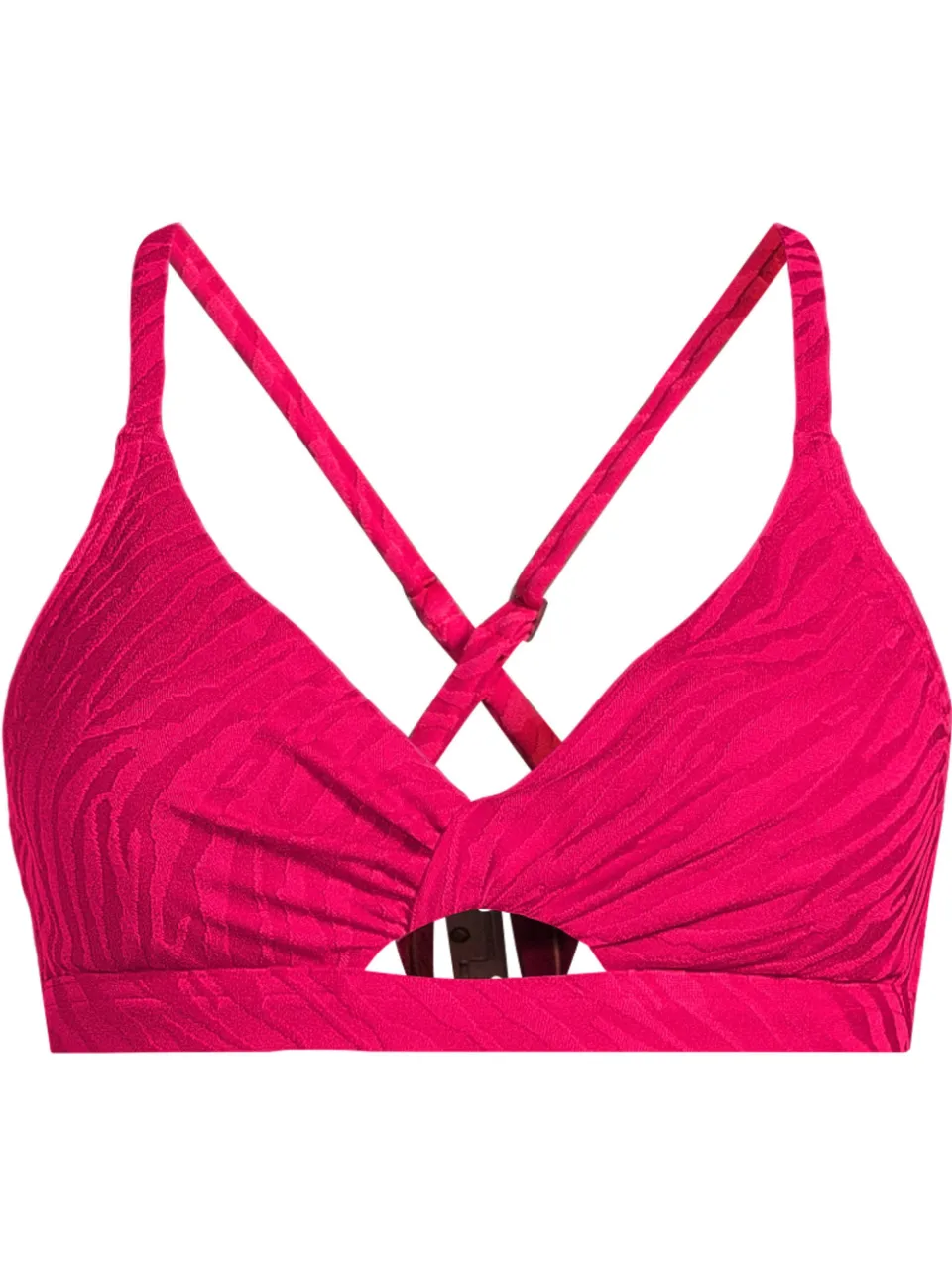 BEACHWAVE crop bikinitop roze, foto 3