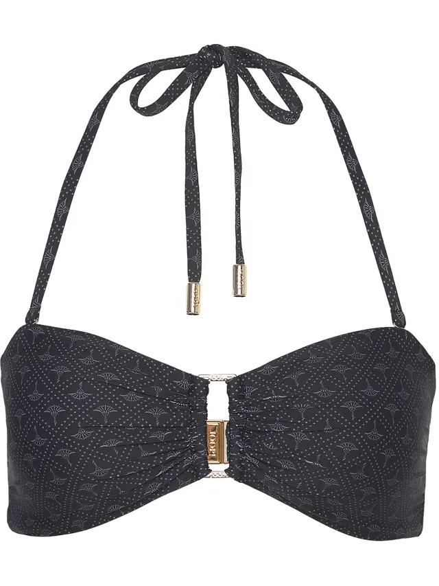 Joop! Bügel-Bikini-Top Diamond Cornflower zwart