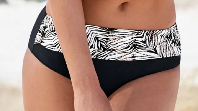 Anita Hermine Bikini Broekje Zwart met speelse band