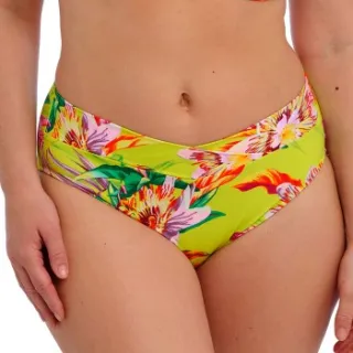 Fantasie Cala Macarella high waist bikinibroekje limoen bloemenprint Rood,Versch.kleure/Patroon,Geel