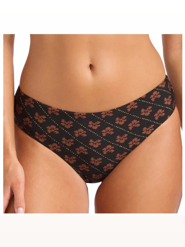 Seafolly Women's Batik Bloom Retro Pant - Bikinibroekje, oranje