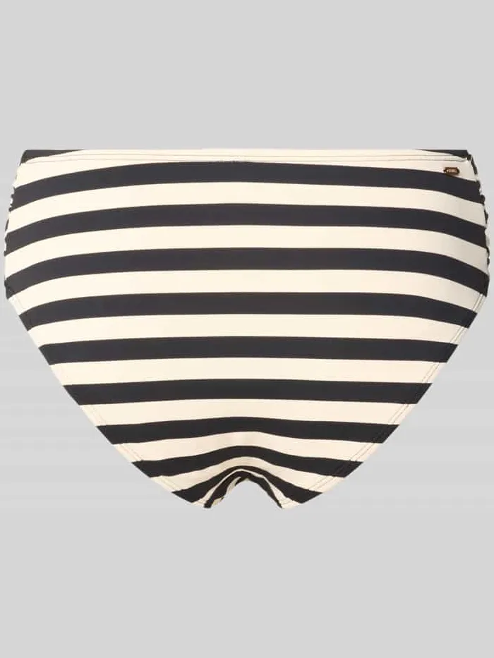 Barts Mid waist bikinibroekje met labeldetail model 'Yadbor' zwart, foto 3
