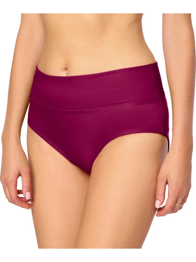 Bellivalini Dames Zwembroek - Bikinibroekje - Elastische tailleband - Polyamide & Elastaan – Zwart – L - BLV-VR-Brief-5 Snob