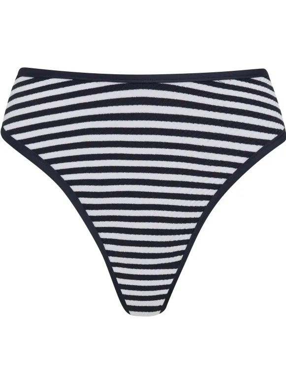 Seafolly Clubhouse High Leg Pant - Bikinibroekje, blauw
