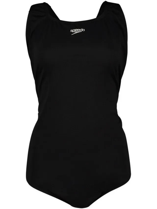 Speedo Dames/Dames Medalist Endurance+ Plus Eendelig Zwempak (Zwart)
