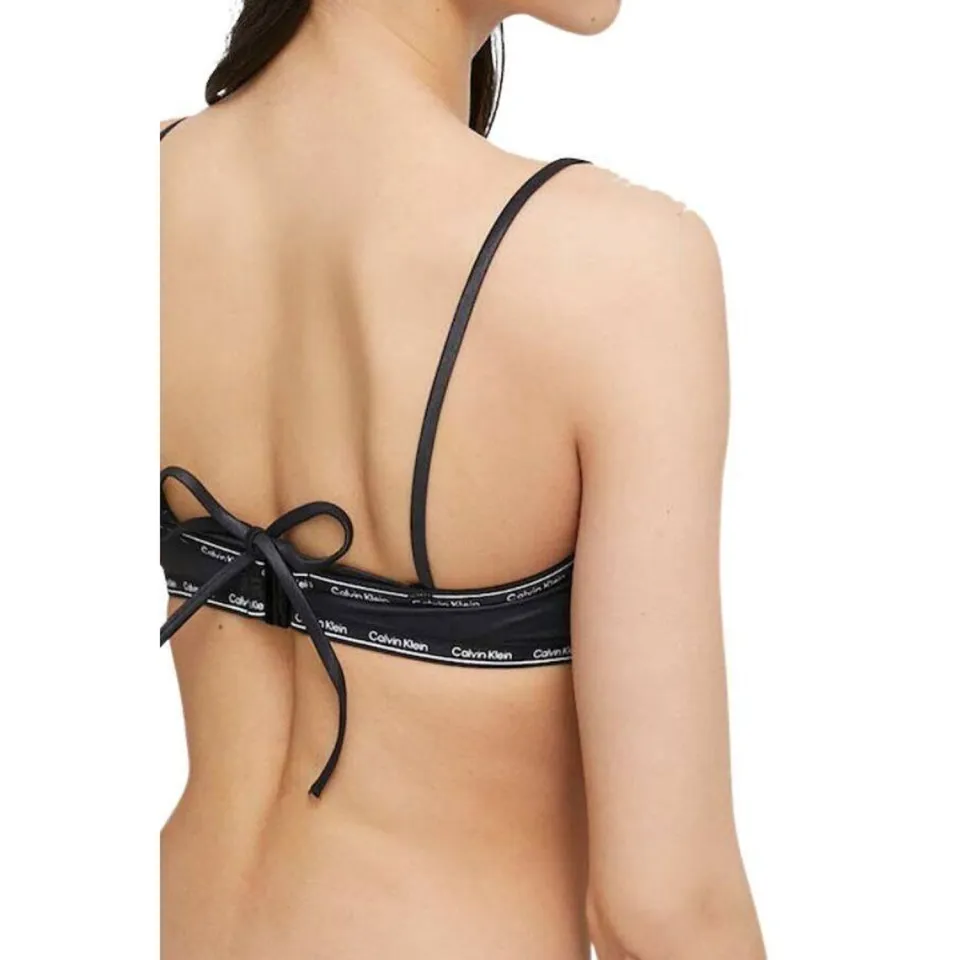 Calvin Klein Dames/Dames Logo Bikinitop (Zwart), foto 2