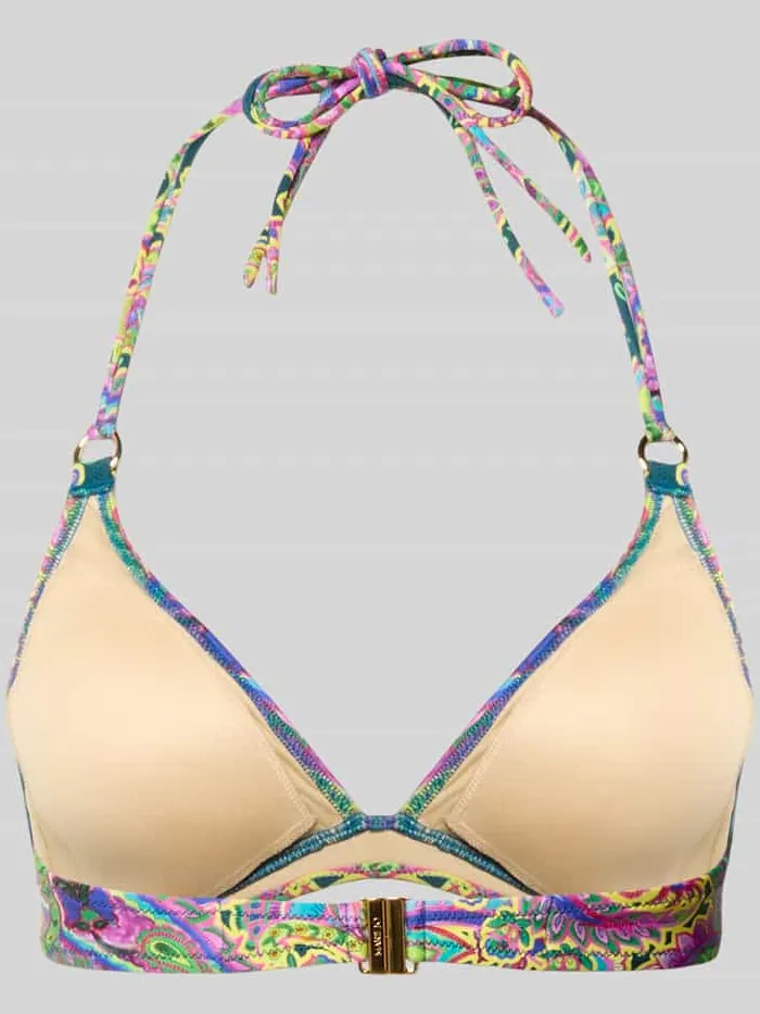 Marie Jo Bikinitop met all-over paisleyprint model 'Lise' paars, foto 2