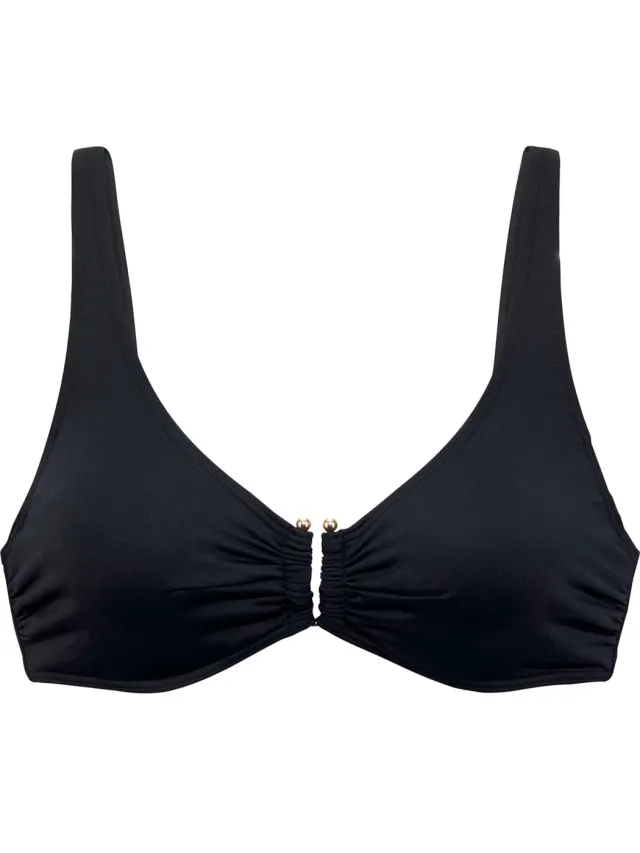 beugelbikinitop zwart, foto 2