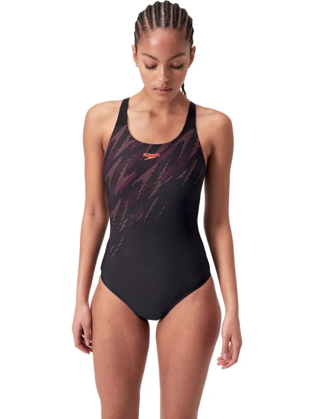 Speedo Eco+ H-boom Placem Muscleb Badpak 08694-17525 - Kleur Zwart-multicolour