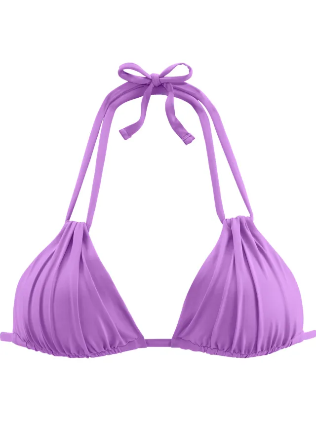 triangel bikinitop paars